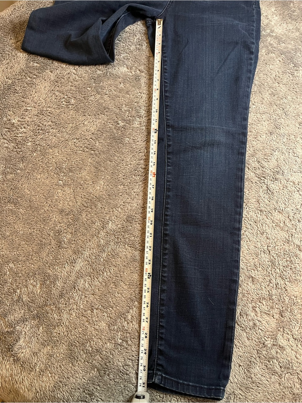 Victoria's Secret Dark Indigo High-Rise Jeans - Picture 8 of 8